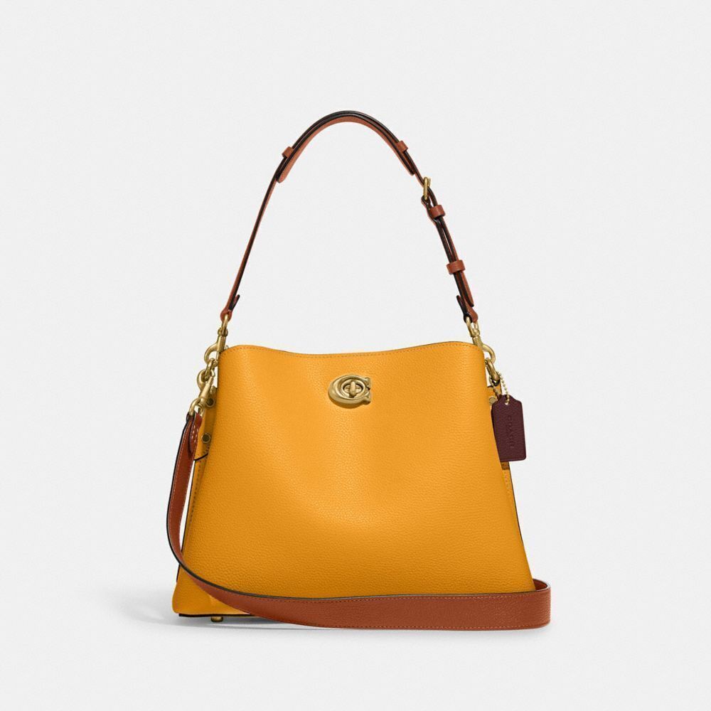 Coach Willow Shoulder Bag In Colorblock Purses